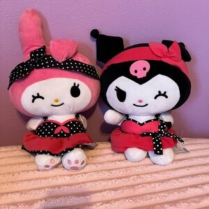 Big My Melody & Kuromi Plushie Set